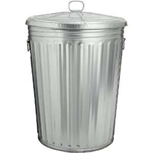 Magnolia Brush 30 Gallon 30 Gal. Galvanized Trash Can With Lid  