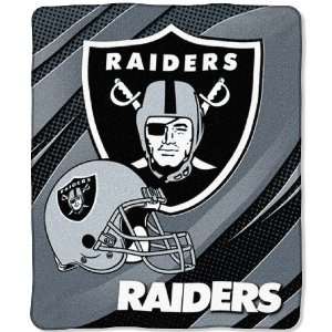  Oakland Raiders NFL Style 50x 60 Imprint Micro Raschel 