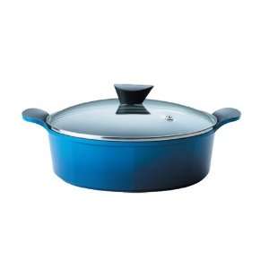 NEOFLAM 28CM Low Casserole with Lid CV L28(2t Blue)  