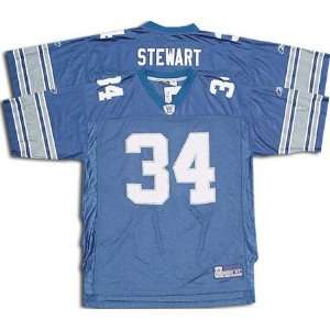  James Stewart Blue Reebok NFL Replica Detroit Lions Jersey 