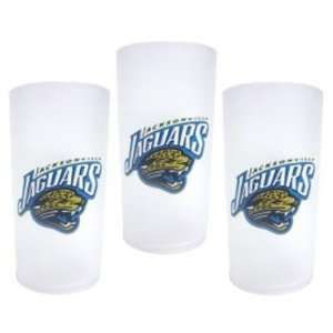  Jacksonville Jaguars 3 Pack Frosted Tumblers Sports 