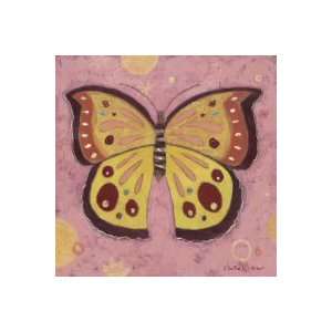 Pink Peace Butterfly by Jenny Kostecki Shaw 