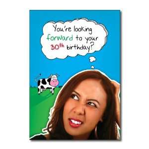    Wrong Direction Funny Happy Birthday Greeting Card