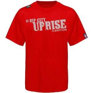 Portland Trail Blazers Red Playoffs Uprise T shirt  Sports 
