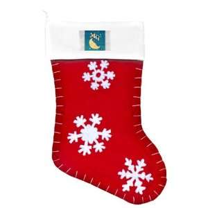  Felt Christmas Stocking Red Cow Jumped Over the Moon 