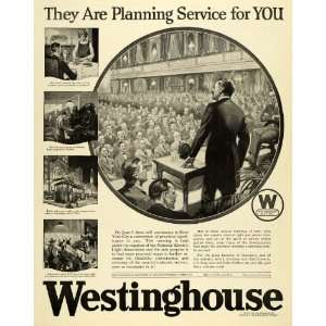  1923 Ad Westinghouse Auditorium Electricity Convention 