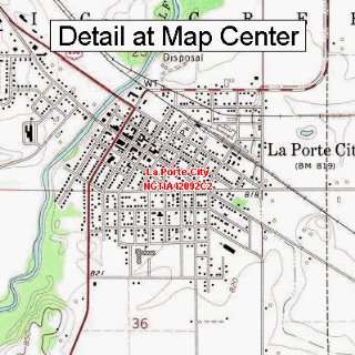 USGS Topographic Quadrangle Map   La Porte City, Iowa (Folded 
