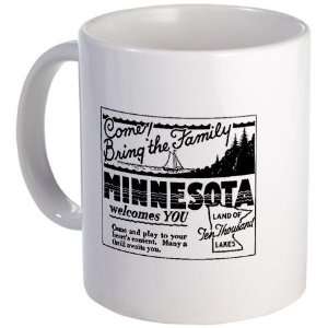Thrilling Minnesota Retro Ad Minnesota Mug by   