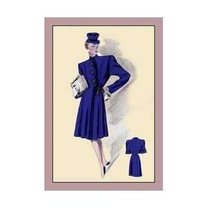 Dressy Coats for Little Women 12x18 Giclee on canvas 