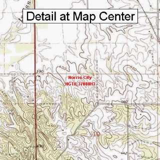   Map   Norris City, Illinois (Folded/Waterproof)