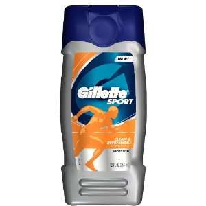  Gillette Sport Clean & Refreshing Body Wash 12 oz. Health 