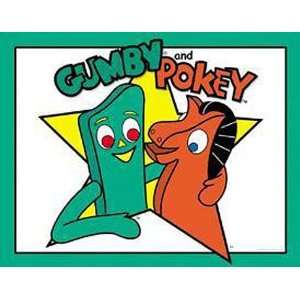 Comic Book Gumby Metal Tin Sign Pokey Nostalgic 