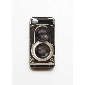  iPhone 4/4S Case Retro Twin Reflex Camera   Black 