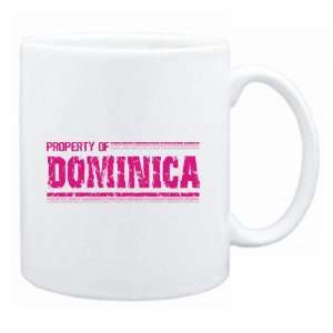  New  Property Of Dominica Retro  Mug Name