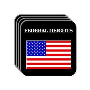  US Flag   Federal Heights, Colorado (CO) Set of 4 Mini 