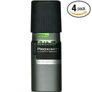  (4 cans) AXE Proximity Bergamot deodorant bodyspray 4 oz 