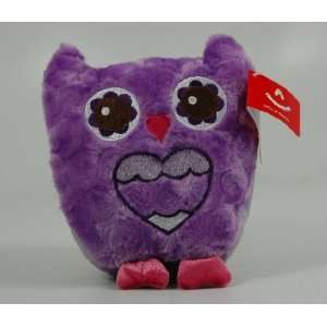 Aurora Hoo Loves You Purple Plush Owl Valentines 5 