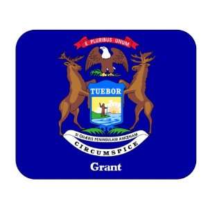  US State Flag   Grant, Michigan (MI) Mouse Pad Everything 