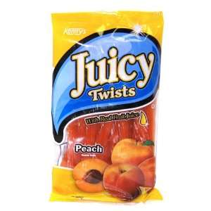 Juicy Twists Bags   Peach (Pack of 12) Grocery & Gourmet Food