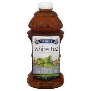 Inkos White Tea, Tea Rtd Unswt Hint O Mint, 64 FO (Pack of 2)  
