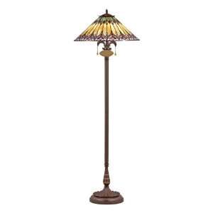  Quoizel Rhapsody Tiffany 2 Light Floor Lamp