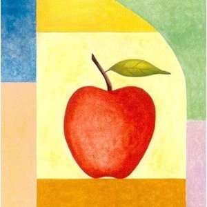 Saskia Cheerful Apple 10 x 10 Poster Print 