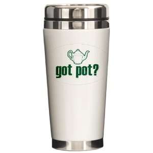    Ceramic Travel Drink Mug Got Pot Marijuana Grunge 