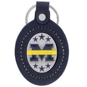  Wolverines Leather Key Chain   NCAA College Athletics Fan Shop 