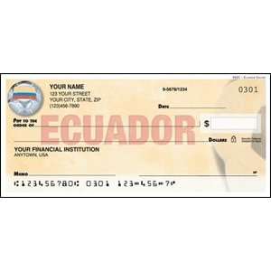  World Soccer   Ecuador Personal Checks