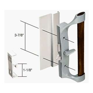 CRL Aluminum/Wood Hook Style Surface Mount Sliding Glass Door Handle 3 