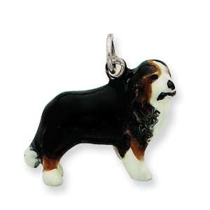  Bernese Mountain Dog Charm in Sterling Silver Jewelry