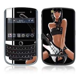  Guitar Girl Decorative Skin Cover Decal Sticker for Blackberry Tour 