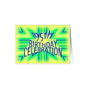    95th Birthday Party Invitation Bright Star Card Toys & Games