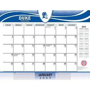  Duke Blue Devils 2009 22 x 17 Desk Calendar Sports 