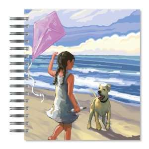  Girl With Kite Picture Photo Album, 18 Pages, Holds 72 Photos 