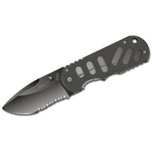   Black G 10 Scale Handle and Black ComboEdge Blade