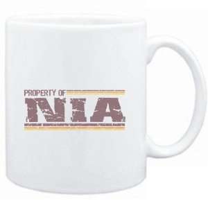  Mug White  Property of Nia   Vintage  Female Names 