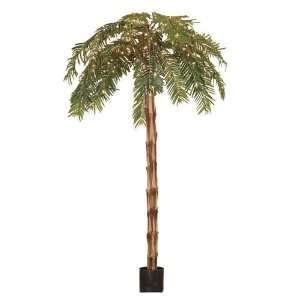 Artificical Christmas Tree   7 Floral Palm Tree with Clear Lights 