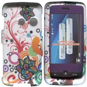 Design Flower LG Rumor Touch, Banter Touch Ln510 Case Cover Hard Snap 
