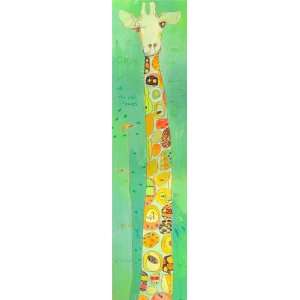  Oopsy daisy Grow Giraffe Wall Art 12x48