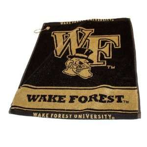  Wake Forest Demon Deacons Woven Golf Towel Sports 