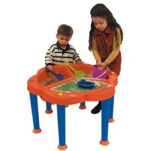   ECR4Kids ELR 0173 Sand and Water Play Table With Cover Toys & Games