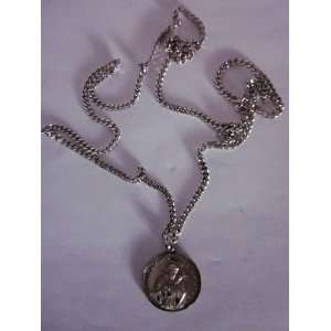  St. Francis Sterling Silver Medal w/24 Chain Everything 