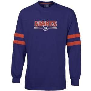 New York Giants Royal Blue Two Point Conversion Long Sleeve T shirt 