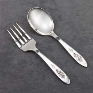  Bird of Paradise by Community, Silverplate Baby Spoon & Fork 