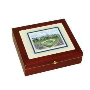  Chicago Cubs Wrigley Field Stadium Mini Desk Box Sports 