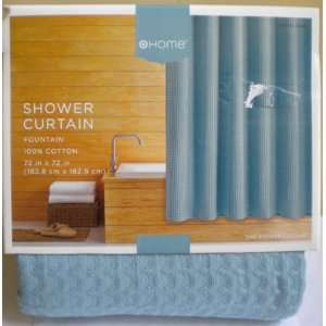  Home Fountain Shower Curtain   Aqua Blue