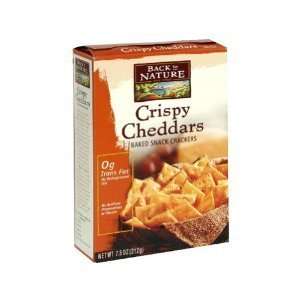 Back To Nature Crispy Cheddar Crackers Grocery & Gourmet Food