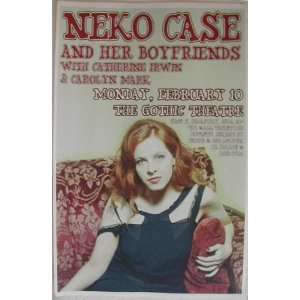 Neko Case Gothic Denver 2003 Concert Poster 