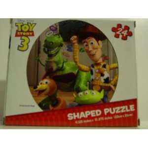  Disney Pixar Toy Story 3 Round Shaped Puzzle   24 Piece 